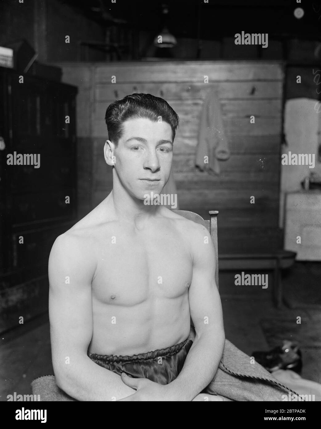 Bekannte Boxer . Len Harvey . Februar 1929 Stockfoto