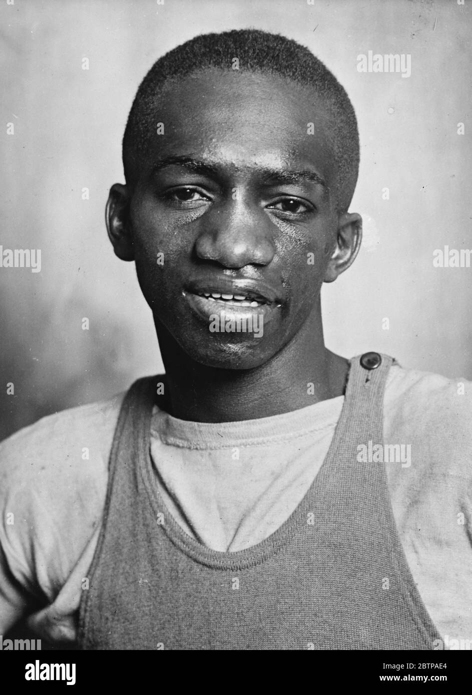Berühmte Boxer . Alfonso Teofilo Brown , besser bekannt als Panama Al Brown . September 1929 Stockfoto