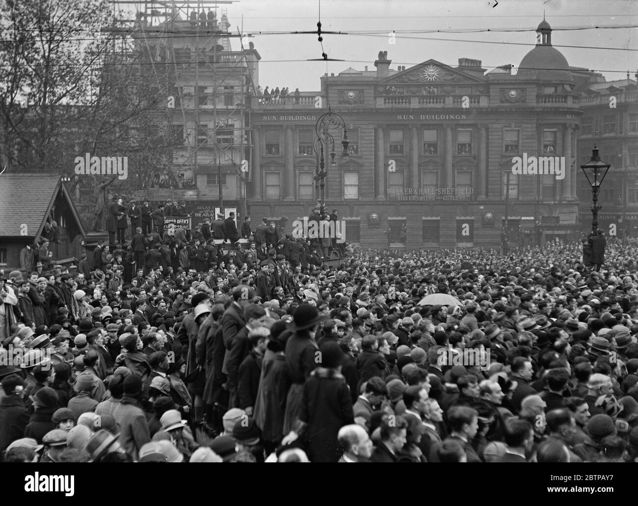 Waffenstillstandstag in Bristol. 11. November 1928 Stockfoto