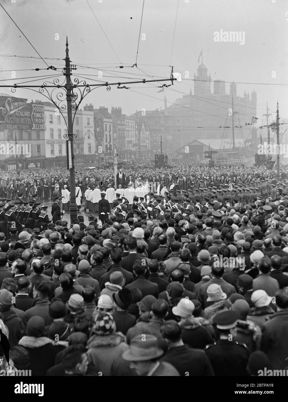 Waffenstillstandstag in Bristol. 11. November 1928 Stockfoto