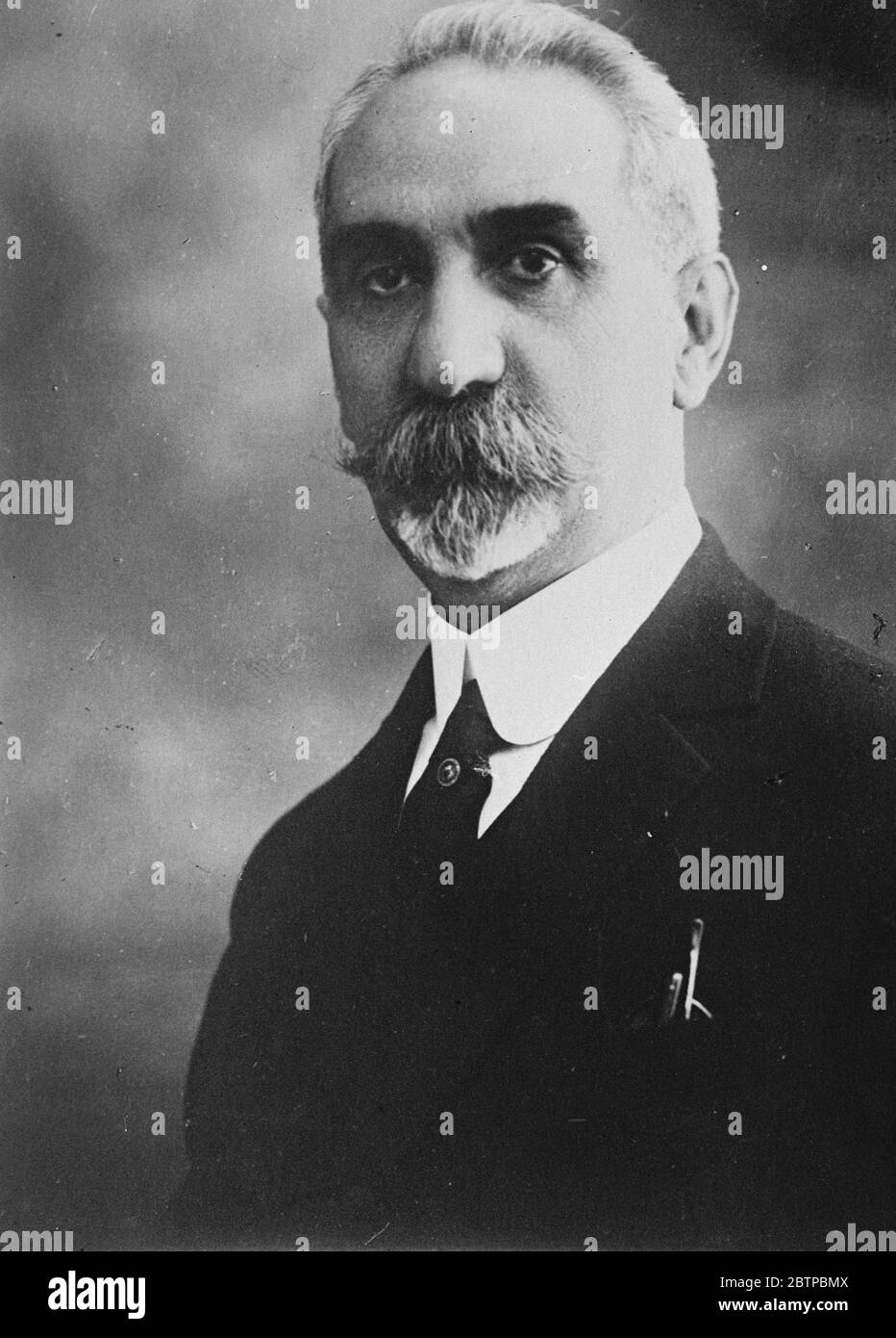 Bulgarische Prominente . Herr Alexandre Malinoff , der neue Ministerpräsident Bulgariens. Juli 1931 Stockfoto