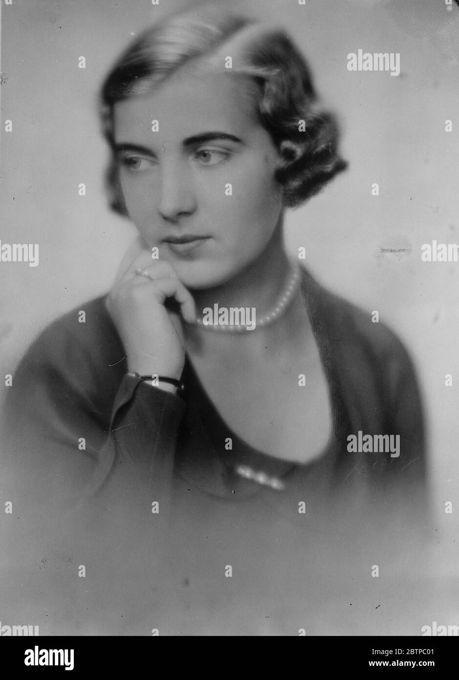 Prinzessin Ingrid von Schweden . 15. Oktober 1932 Stockfoto