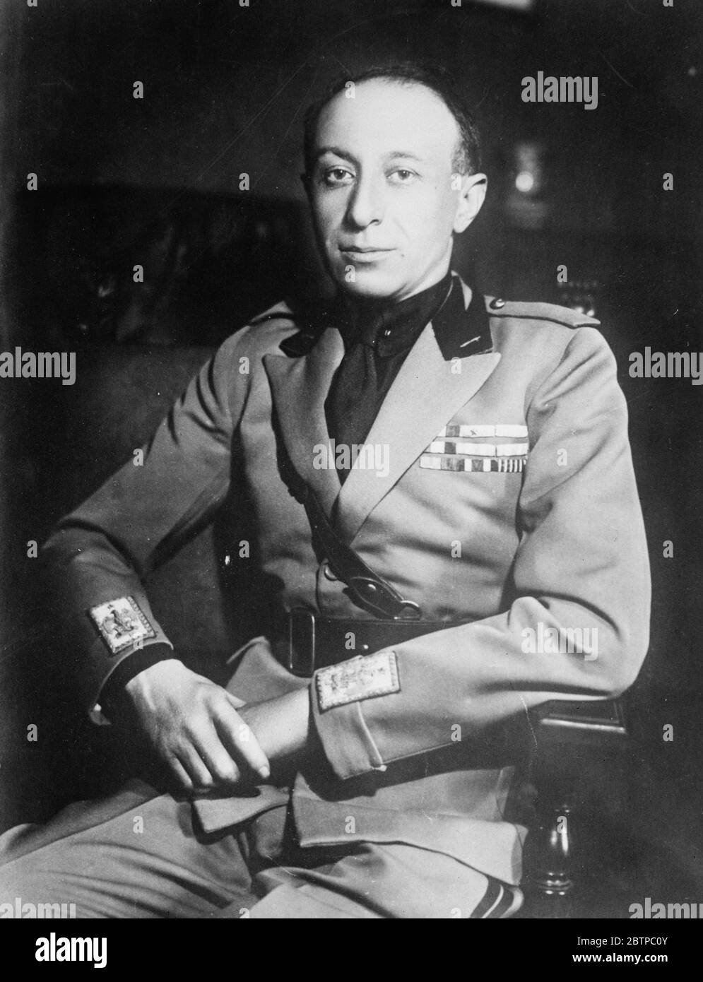 Hon Augusto Turati . Generalsekretär der faschistischen Partei . 1929 Stockfoto