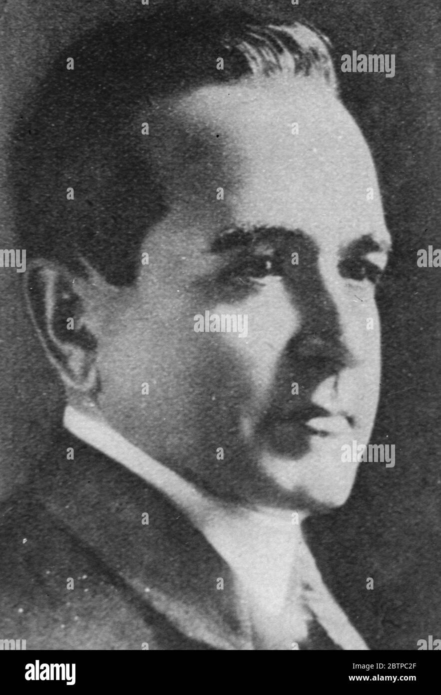 Führer der revolutionären Kräfte . Dr. Getulio Vargas . 28. Oktober 1930 Stockfoto