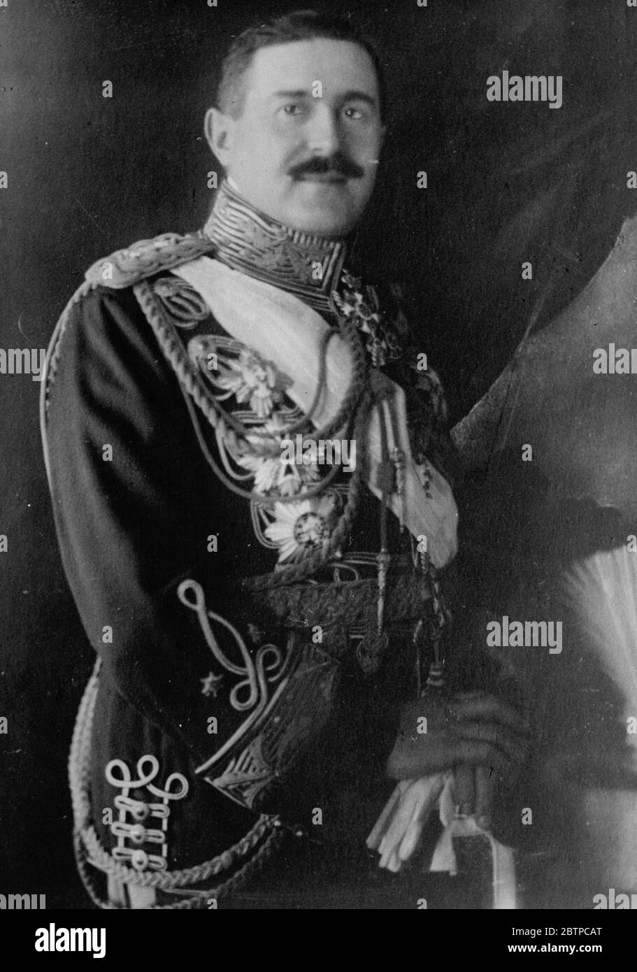 Jugoslawiens Premier . General Pera Schiwkowitsch . November 1930 Stockfoto