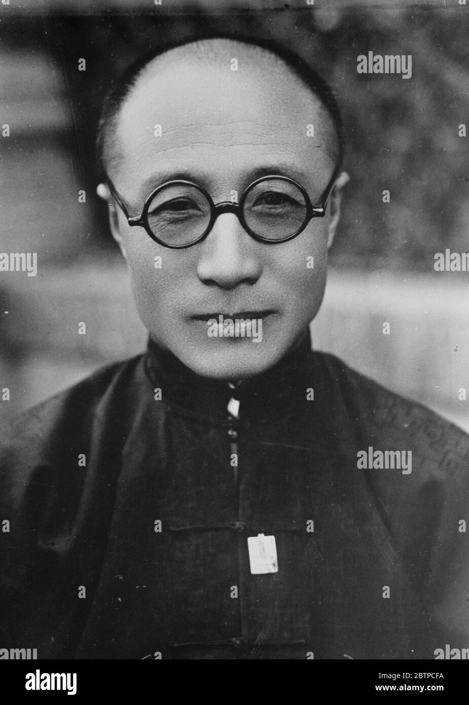 Chinesische Prominente . Feng Han Ching . Justizminister im Februar 1933 Stockfoto