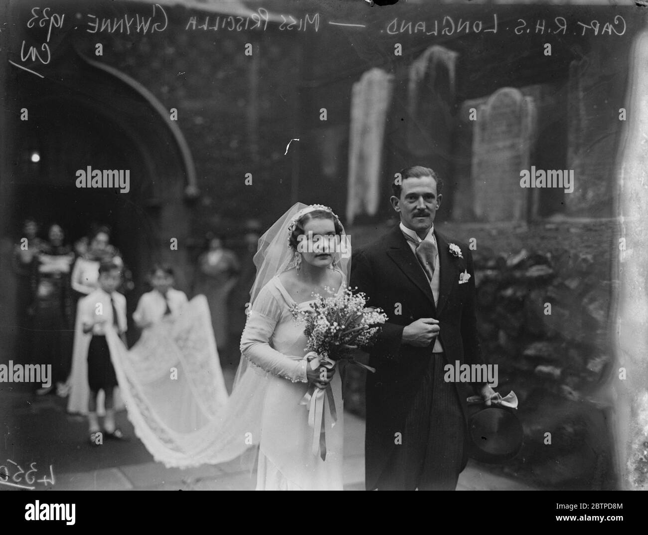 Royal Engineers Officer verheiratet. Die Ehe von Kapitän R H S Longland