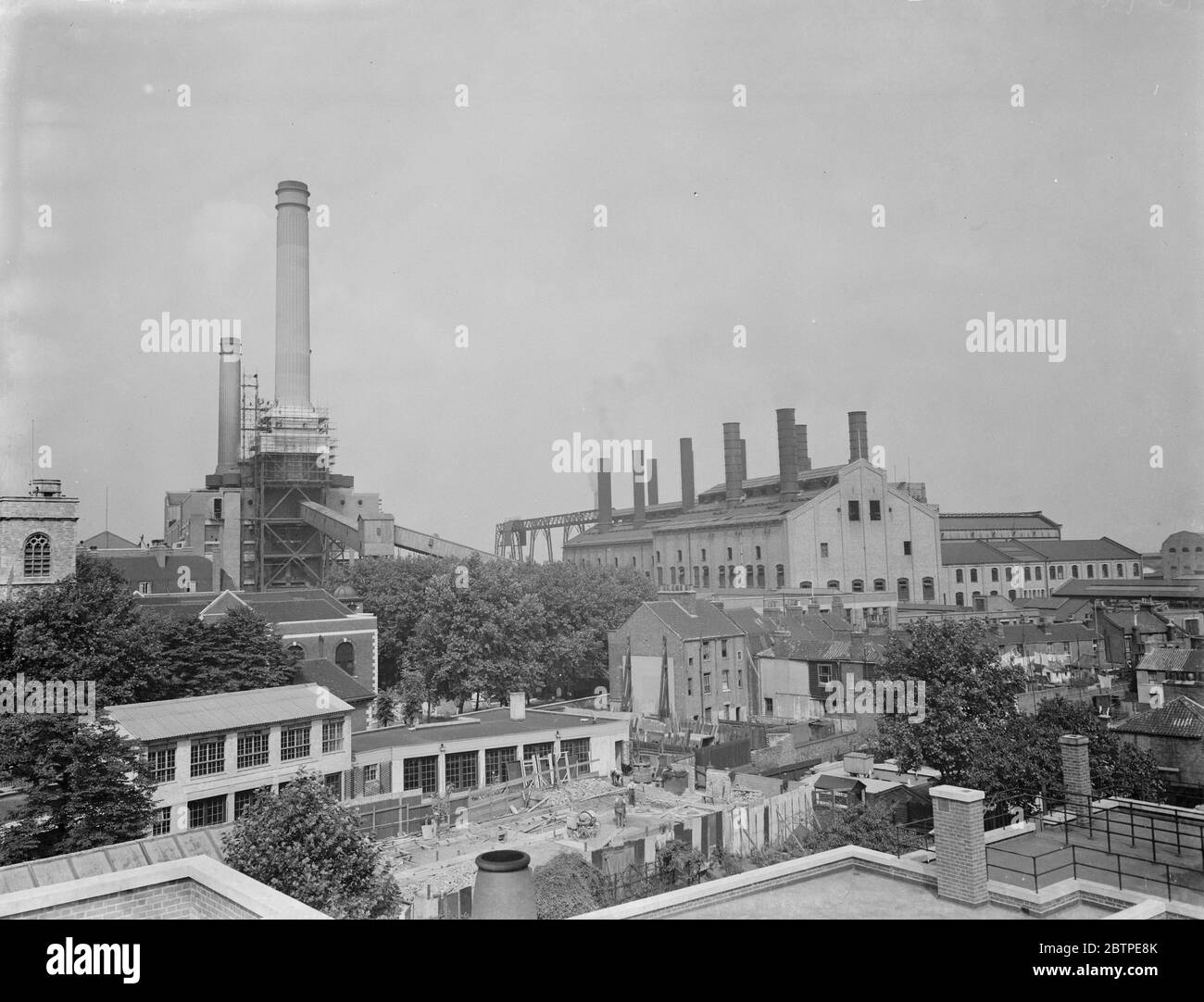 Deptford Power Station . Bis 11. August 1937 Stockfoto