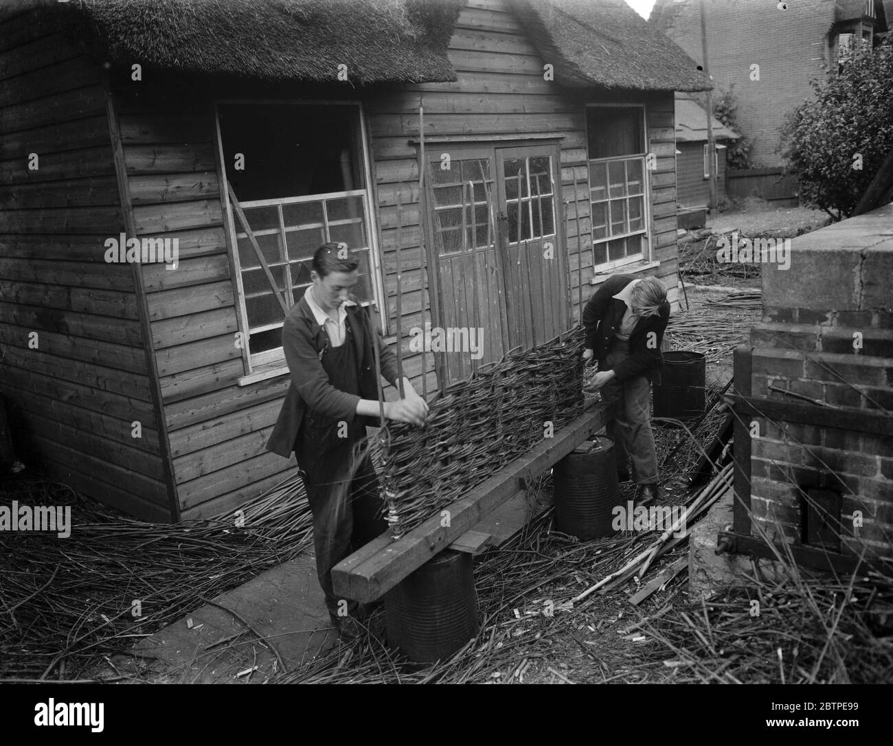 Hürdenmachen . 1937 Stockfoto