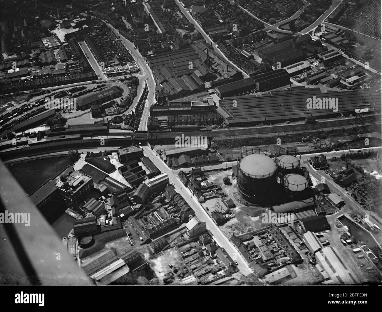 Sidcup, Luftaufnahme. 1935 . Stockfoto