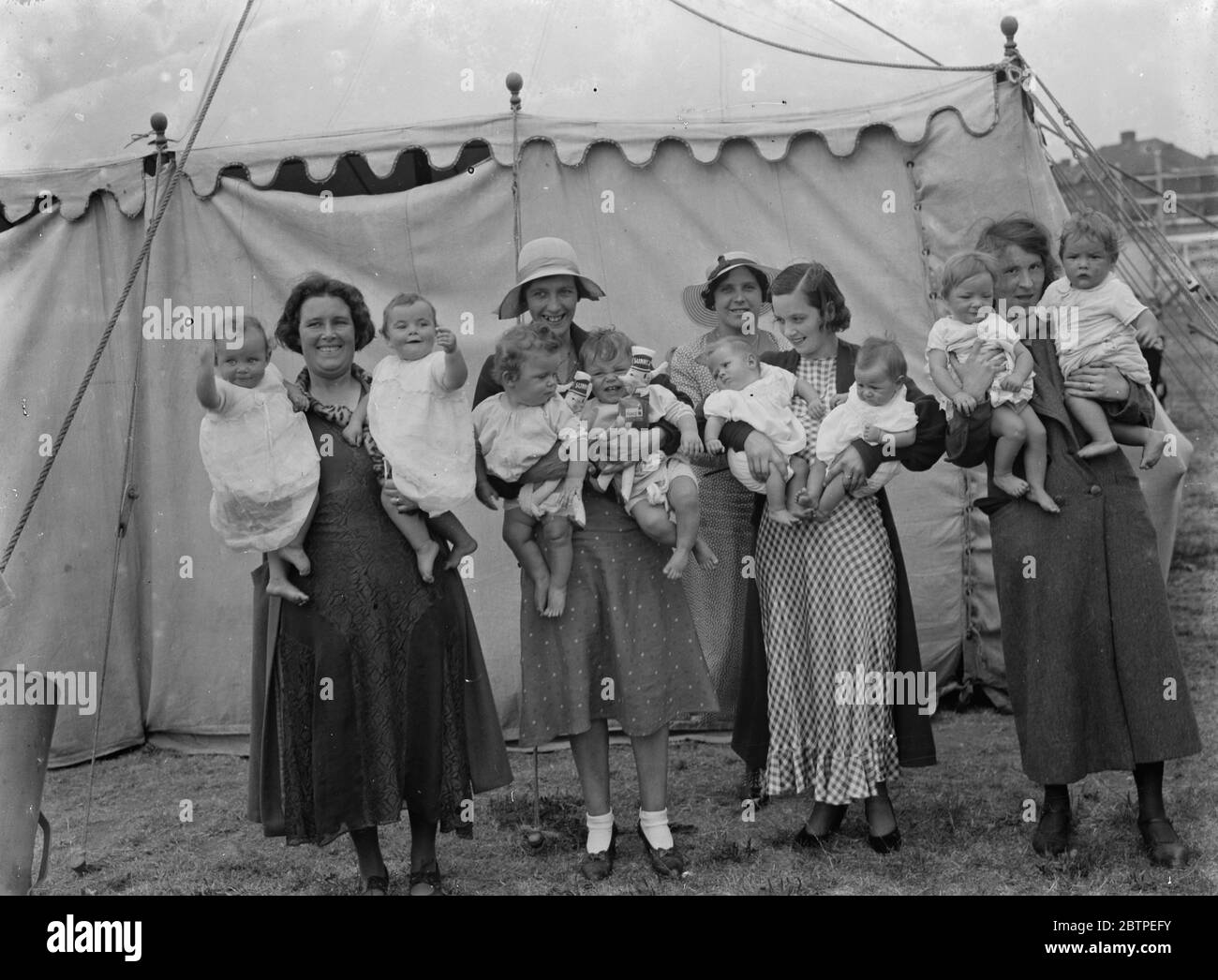 Babyshow . 1935 Stockfoto