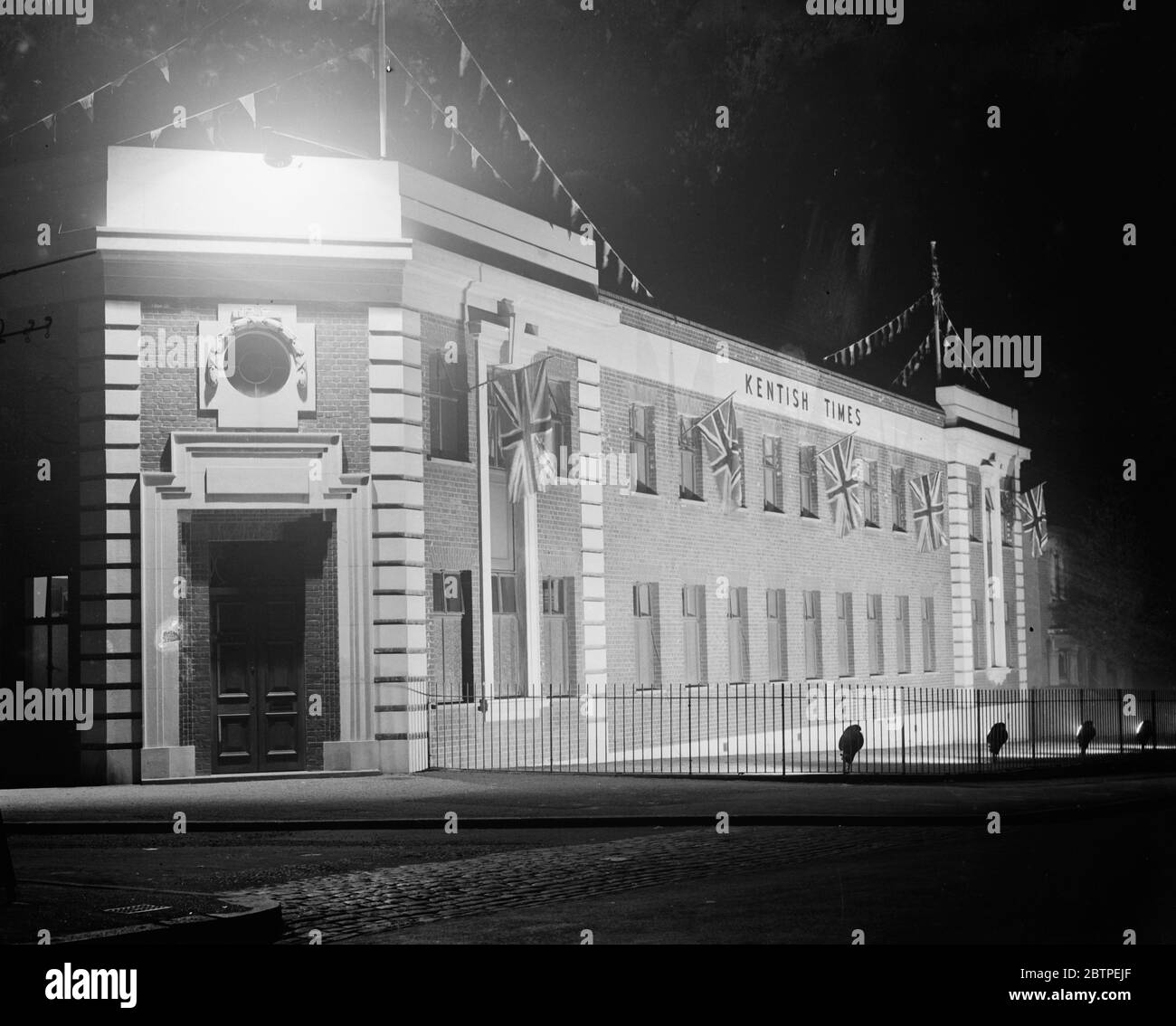 Kentish Times Gebäude . 1935 . Stockfoto