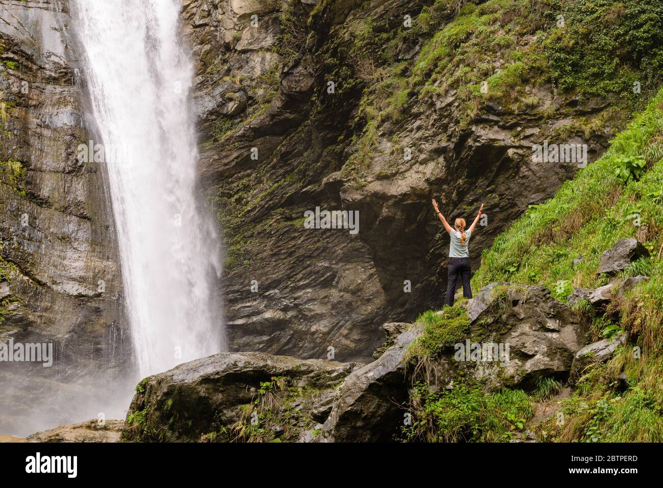 Georgien, Großkaukasus in Kachetien Region Stockfoto