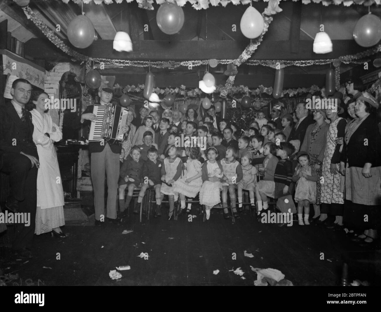 Sidcup Labor Kinderparty . 1937 Stockfoto