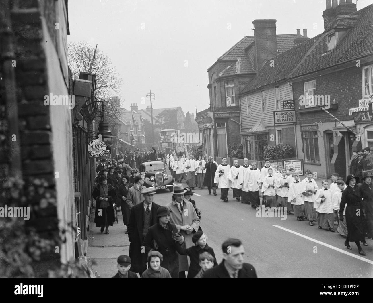 Palmsonntag Prozession . 1937 Stockfoto
