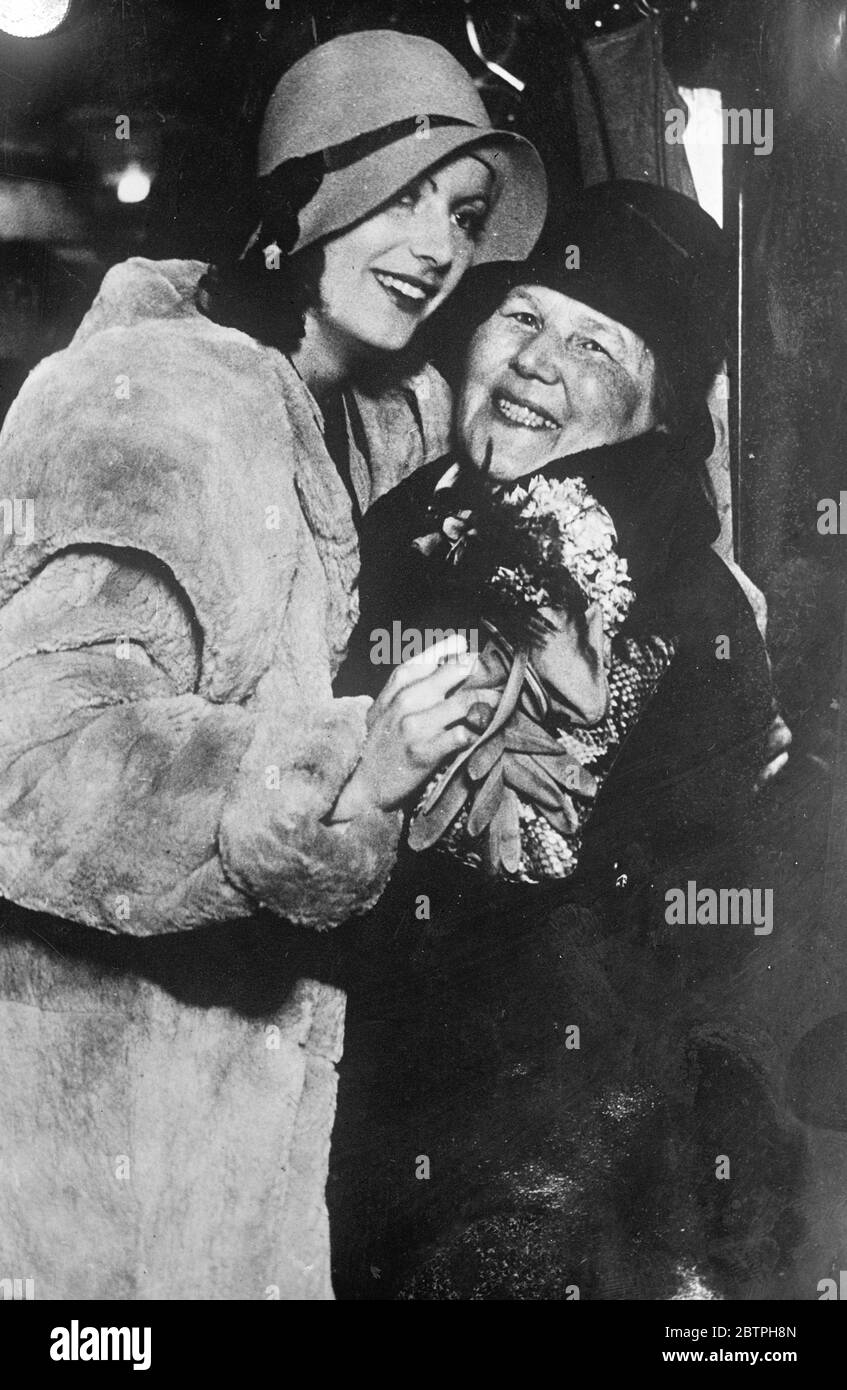 Greta Garbo. Bis 25. August 1932 Stockfoto