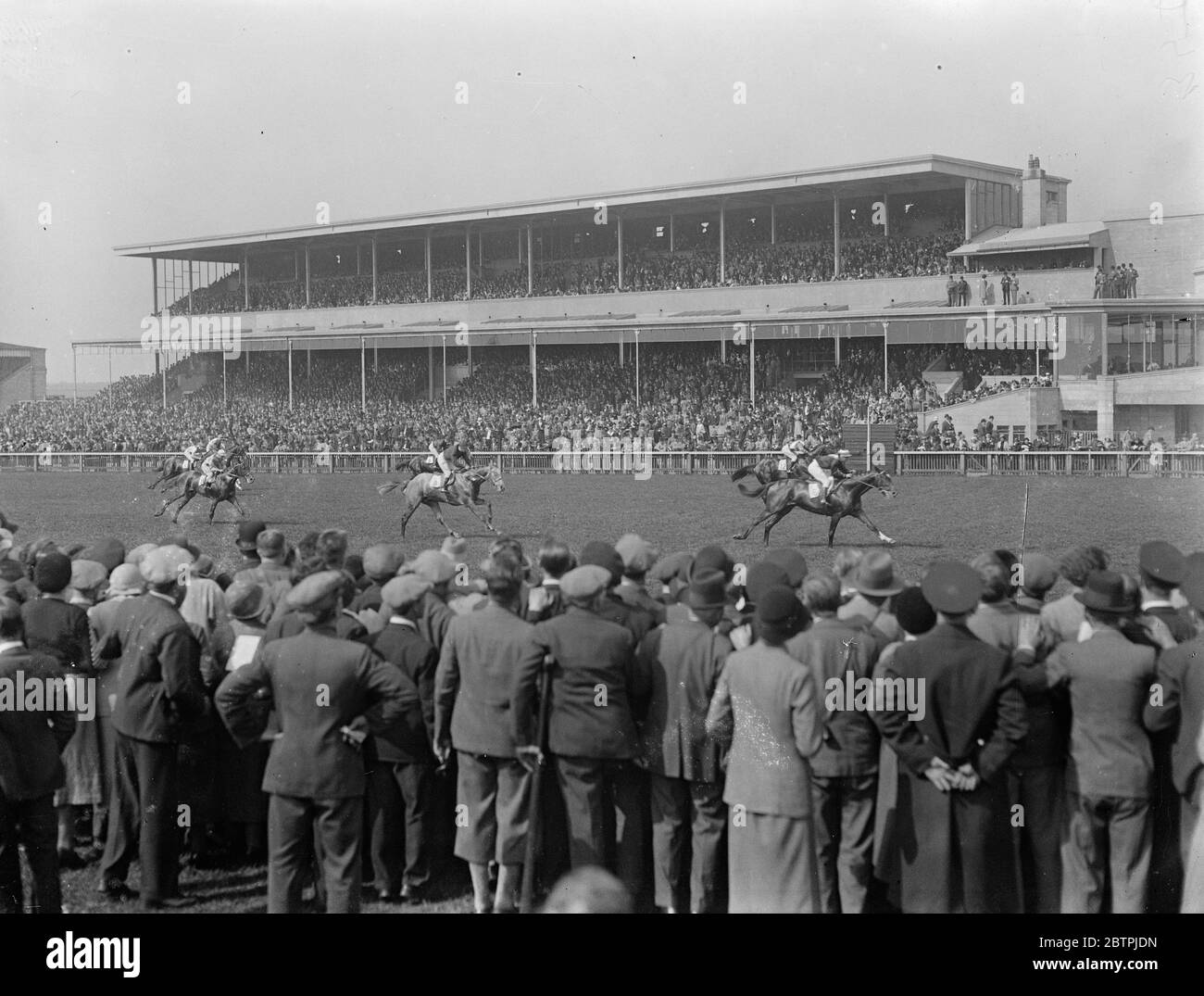 Pferderennen auf Newmarket Mai 1934 Stockfoto