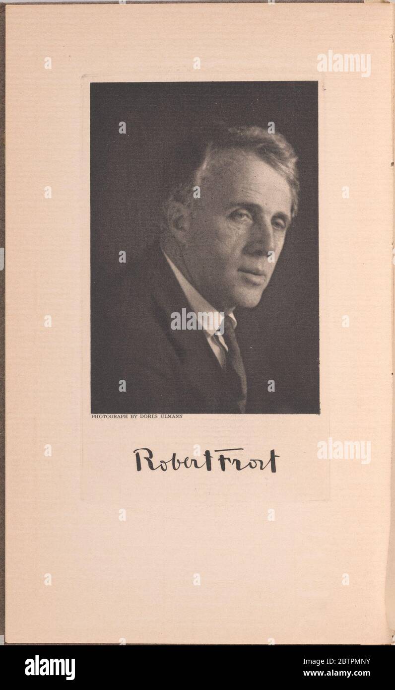 Robert Lee Frost. Stockfoto