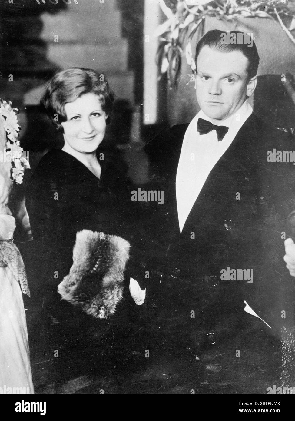 Herr und Frau James Cagney 7. Oktober 1937.[?] Stockfoto
