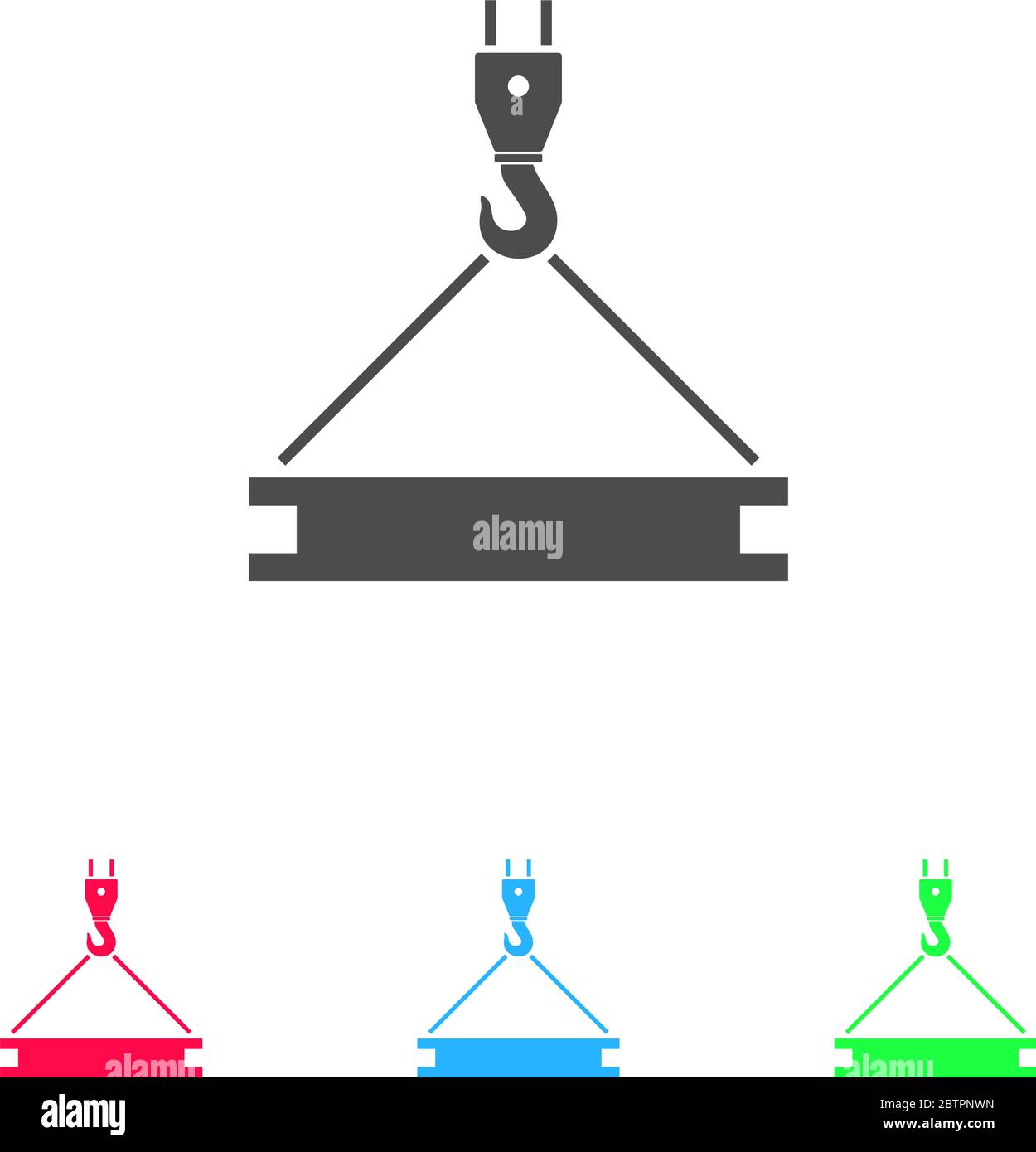 Kransymbol flach. Farbpiktogramm auf weißem Hintergrund. Vektor-Illustration Symbol und Bonus-Symbole Stock Vektor