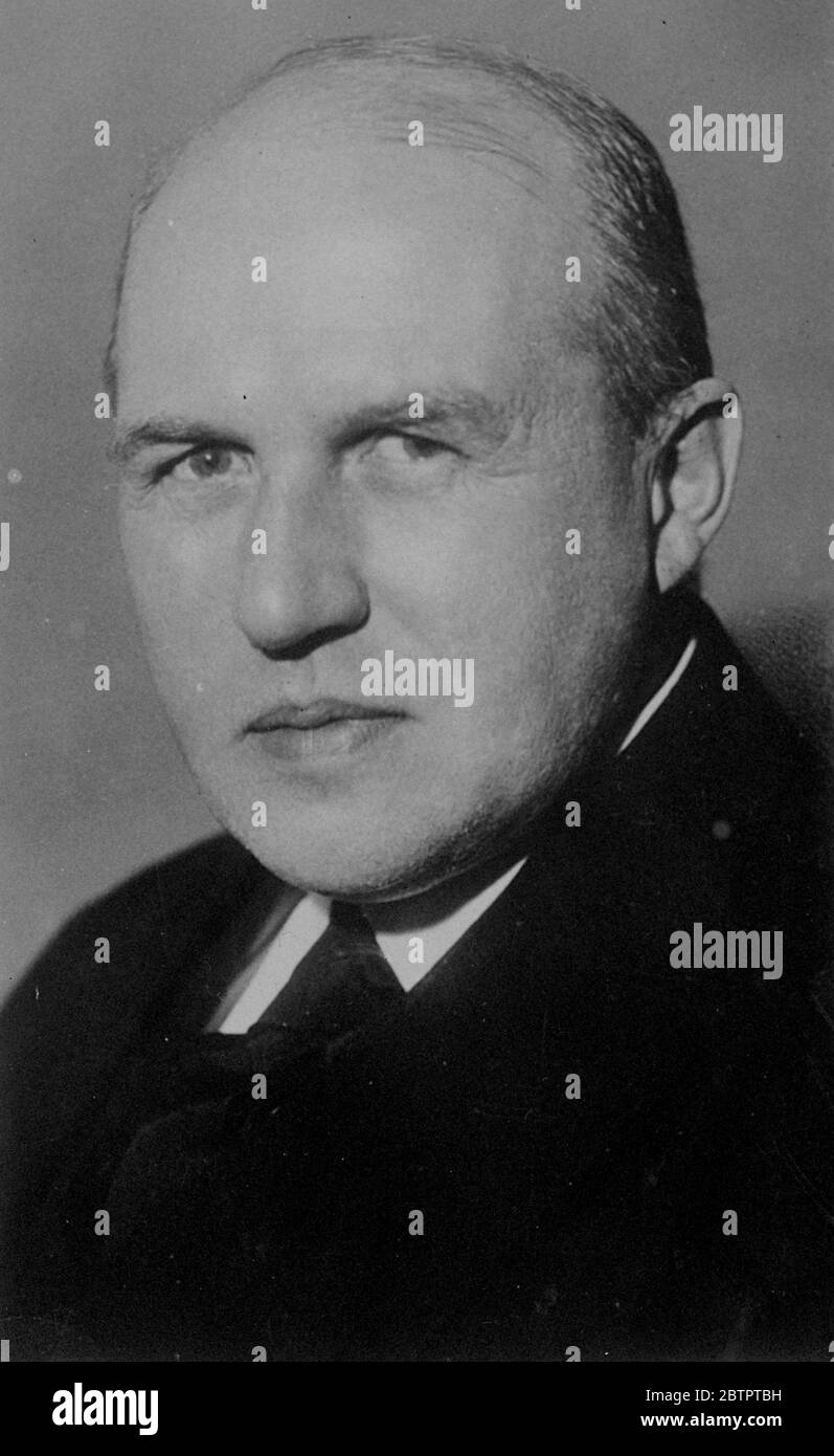 Herr Neumann. Oktober 1938 Stockfoto