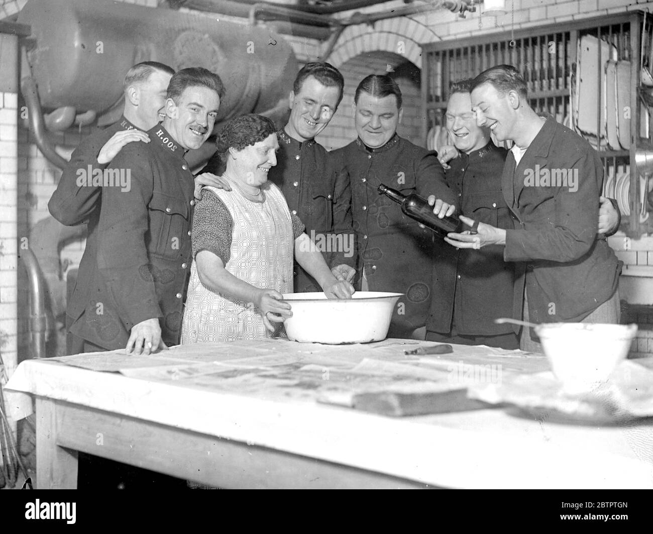 Polizei Pudding. 1933 Stockfoto