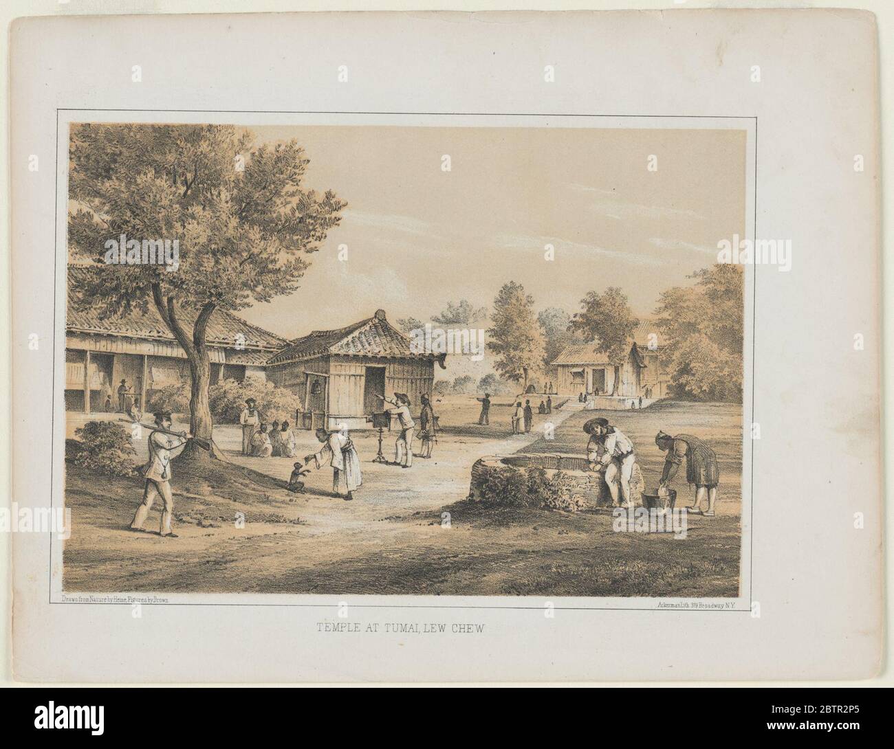 Tempel am Tumai Lew Chew. Stockfoto