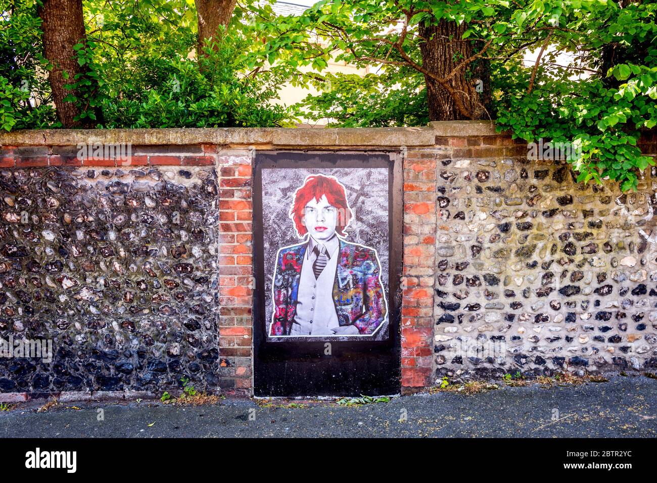 Brighton UK 25. Mai 2020: Street Art in Brighton Stockfoto