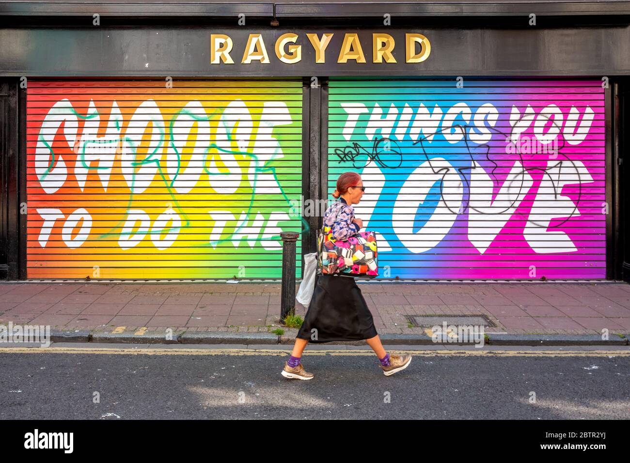 Brighton UK 25. Mai 2020: Street Art in Brighton Stockfoto