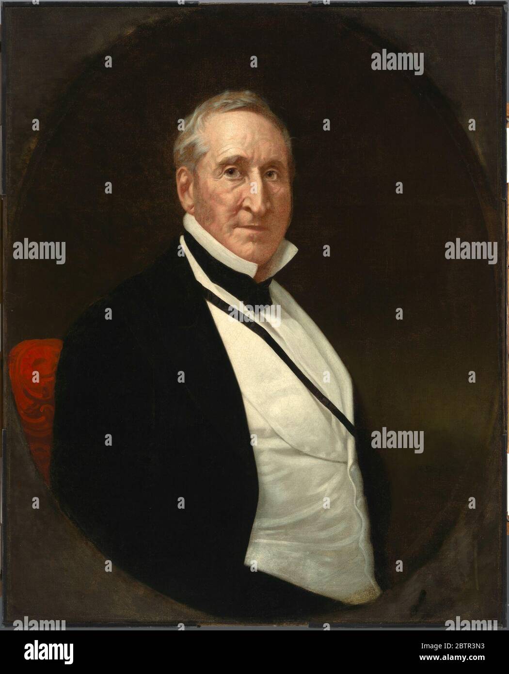 Thomas Hart Benton. Thomas Hart Benton war eine wichtige politische Figur in der Vorkriegszeit, diente als demokratischer Senator aus Missouri für dreißig Jahre. Politisch half Benton mit seiner vollen Unterstützung der nationalen Expansion bei der Umsetzung des 'größten Schicksals'. Stockfoto