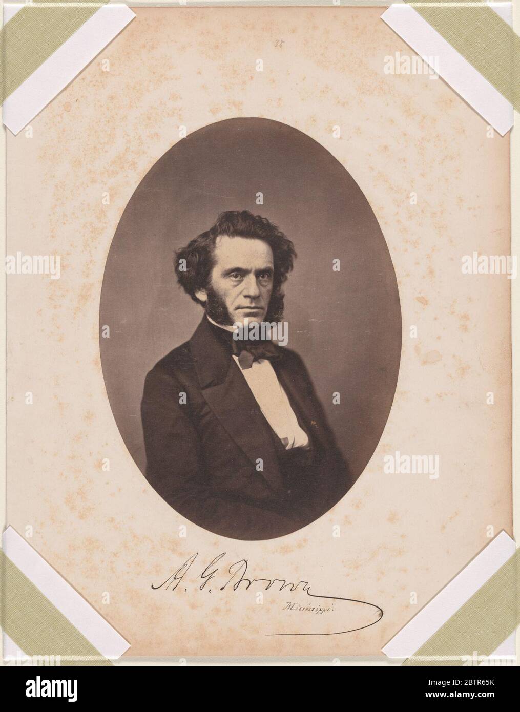 Albert Gallatin Brown. Stockfoto