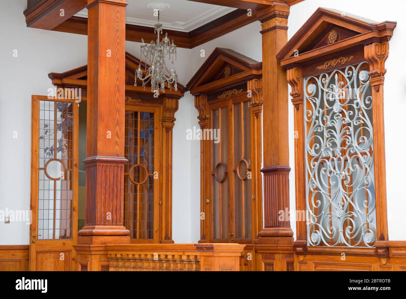 Andres Del Castillo Museum in Casa Belen, Plaza San Martin, Lima, Peru, Südamerika Stockfoto