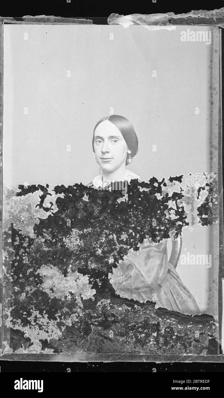 Unbekannte Frau. Stockfoto