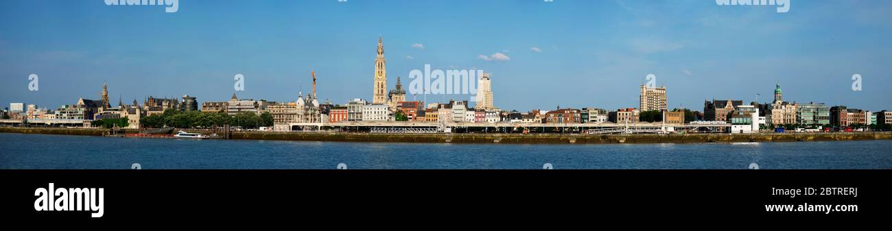 Ansicht von Antwerpen, Belgien Stockfoto