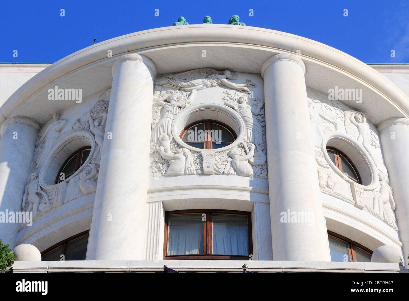 Botschaft Frankreichs in Belgrad, Serbien. Ausländische diplomatische Mission. Stockfoto