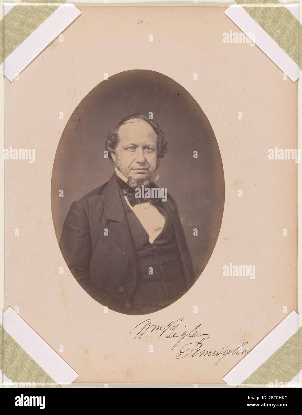 William Bigler. Stockfoto