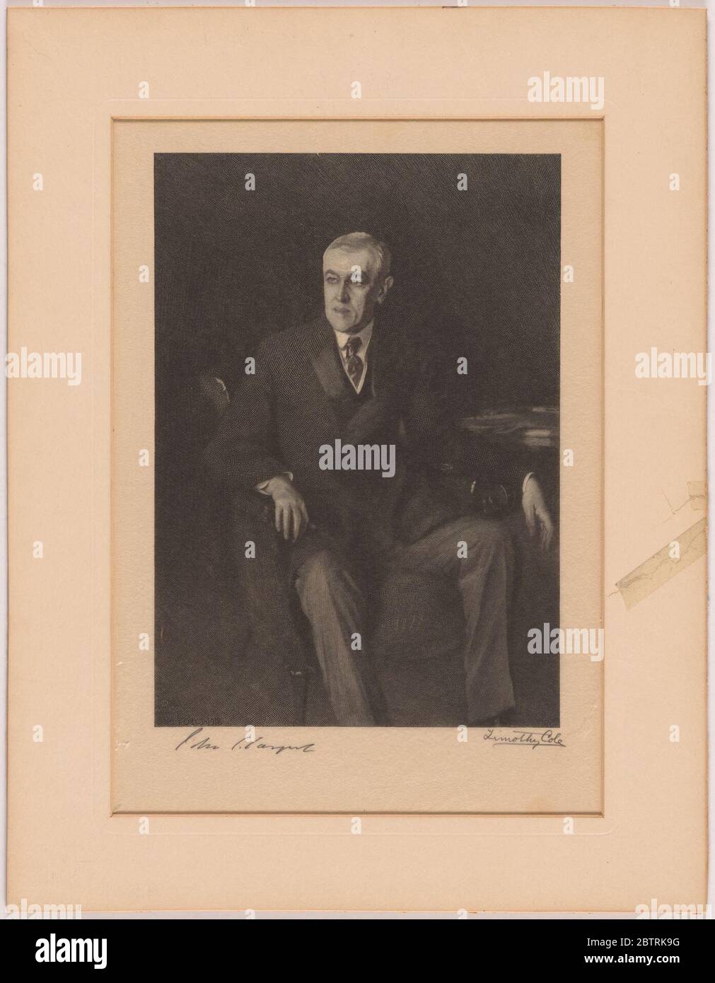 Woodrow Wilson. Stockfoto