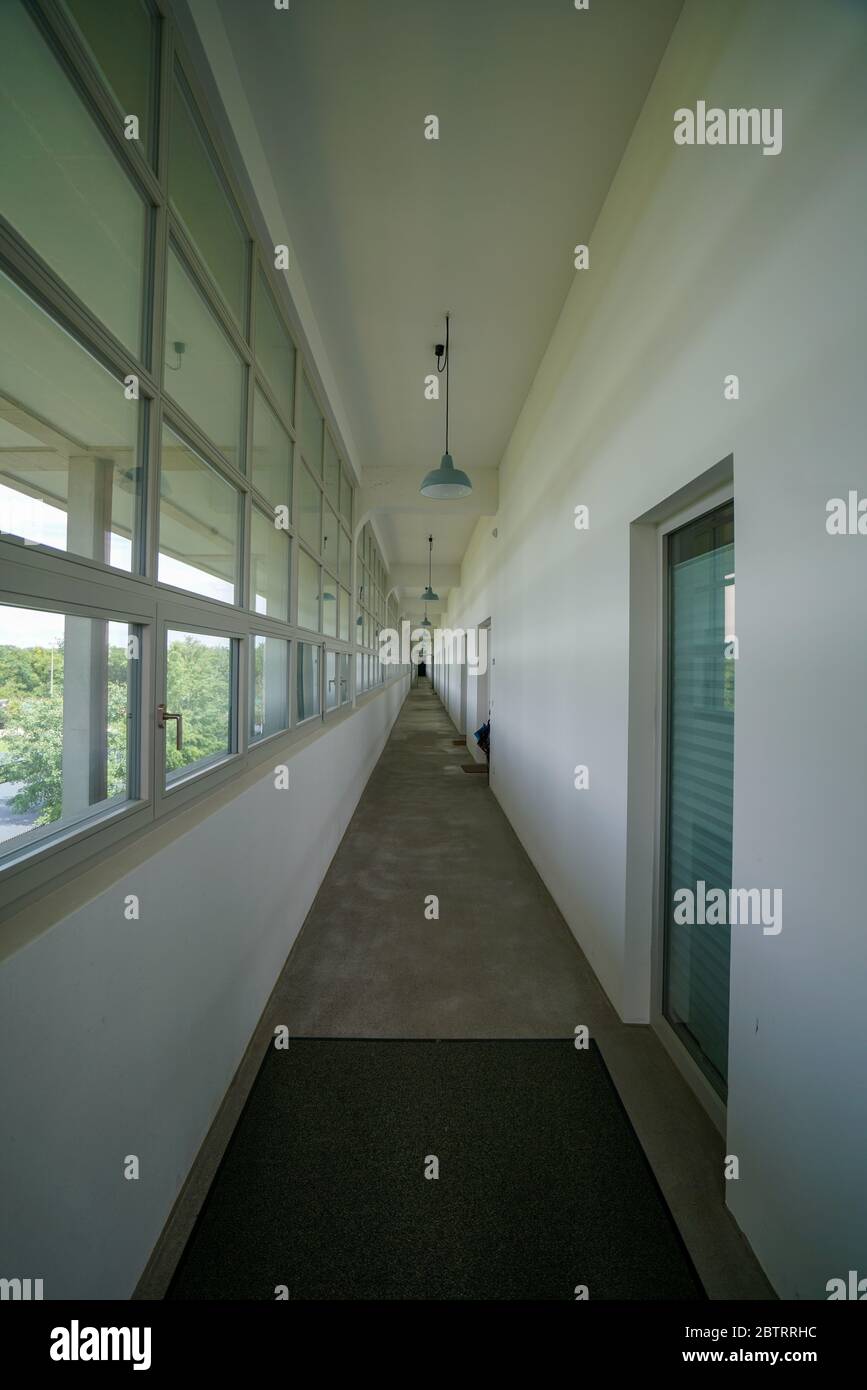 Hugi. Appartements in der ehemaligen Schuhfabrik Hug Stockfoto