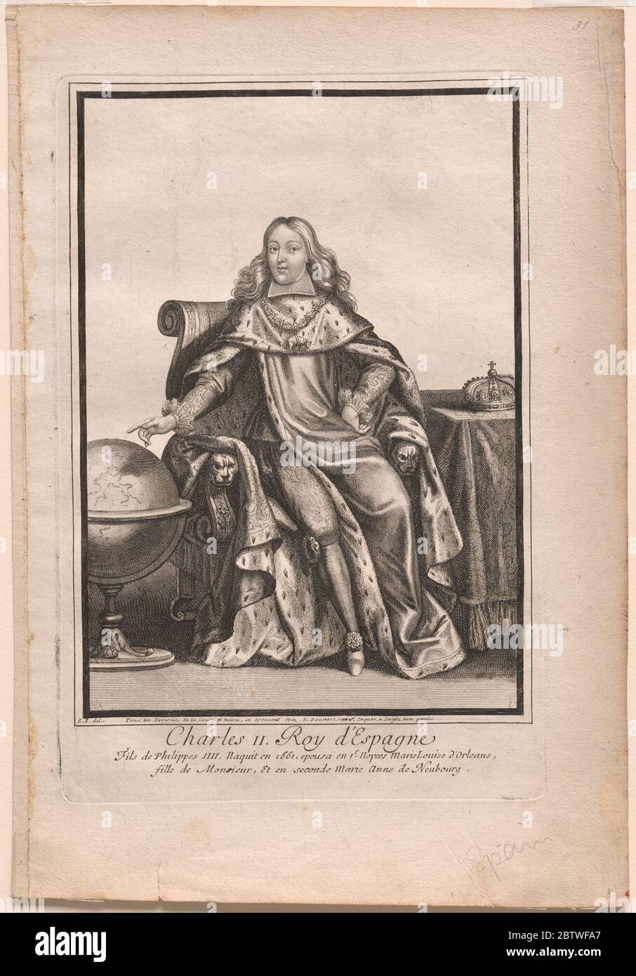 Charles II Stockfoto