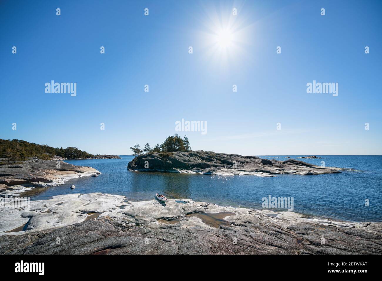 Trelänningen, Raasepori, Finnland Stockfoto