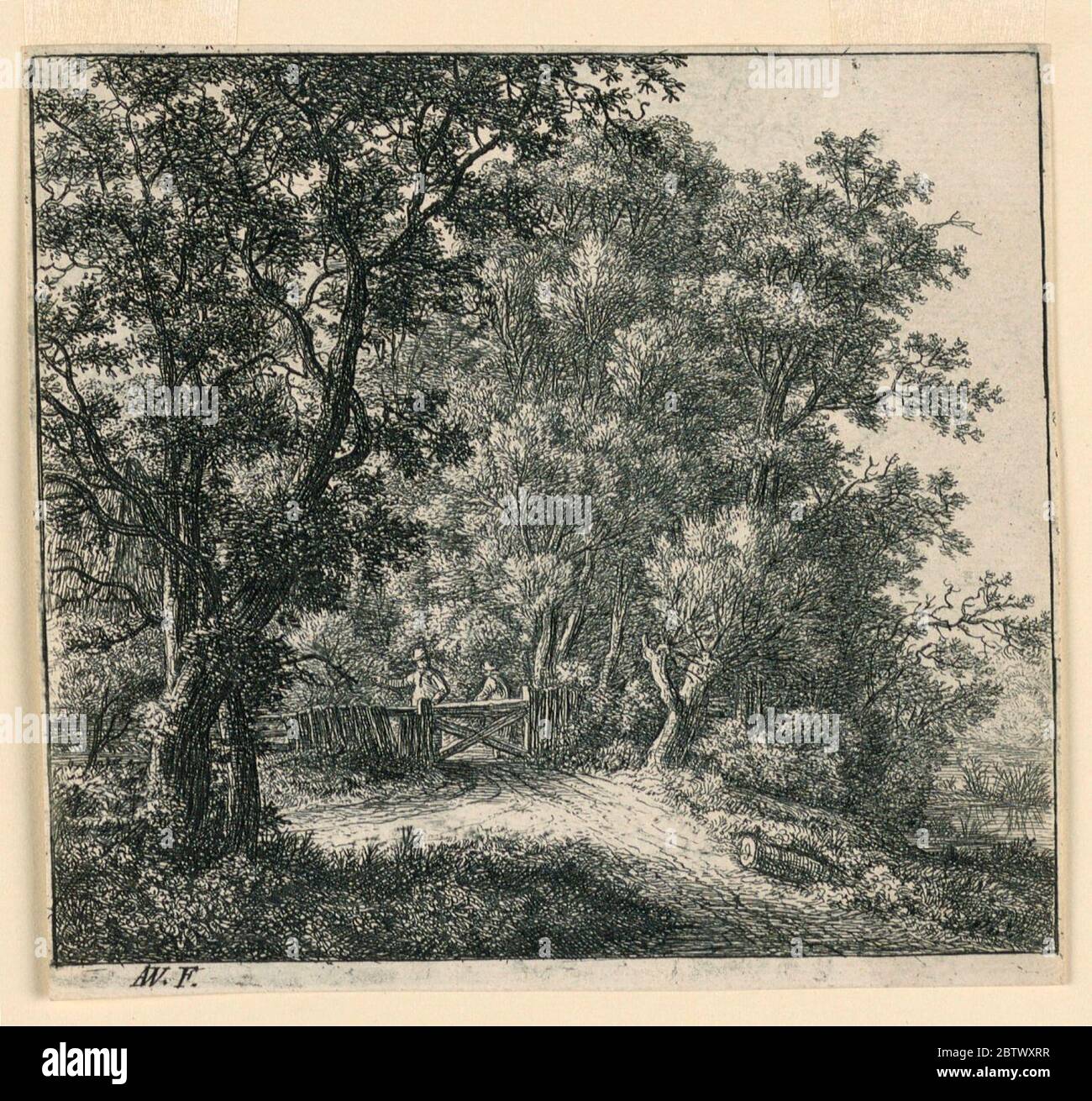 Ein Zinnenturm am Waters Edge. Forschung in ProgressEin Zinnen-Turm steht am Rande eines breiten Wasserkörpers. Zwei kleine Boote im Vordergrund und ein runder Turm in der Mitte in mittlerer Entfernung. Stockfoto