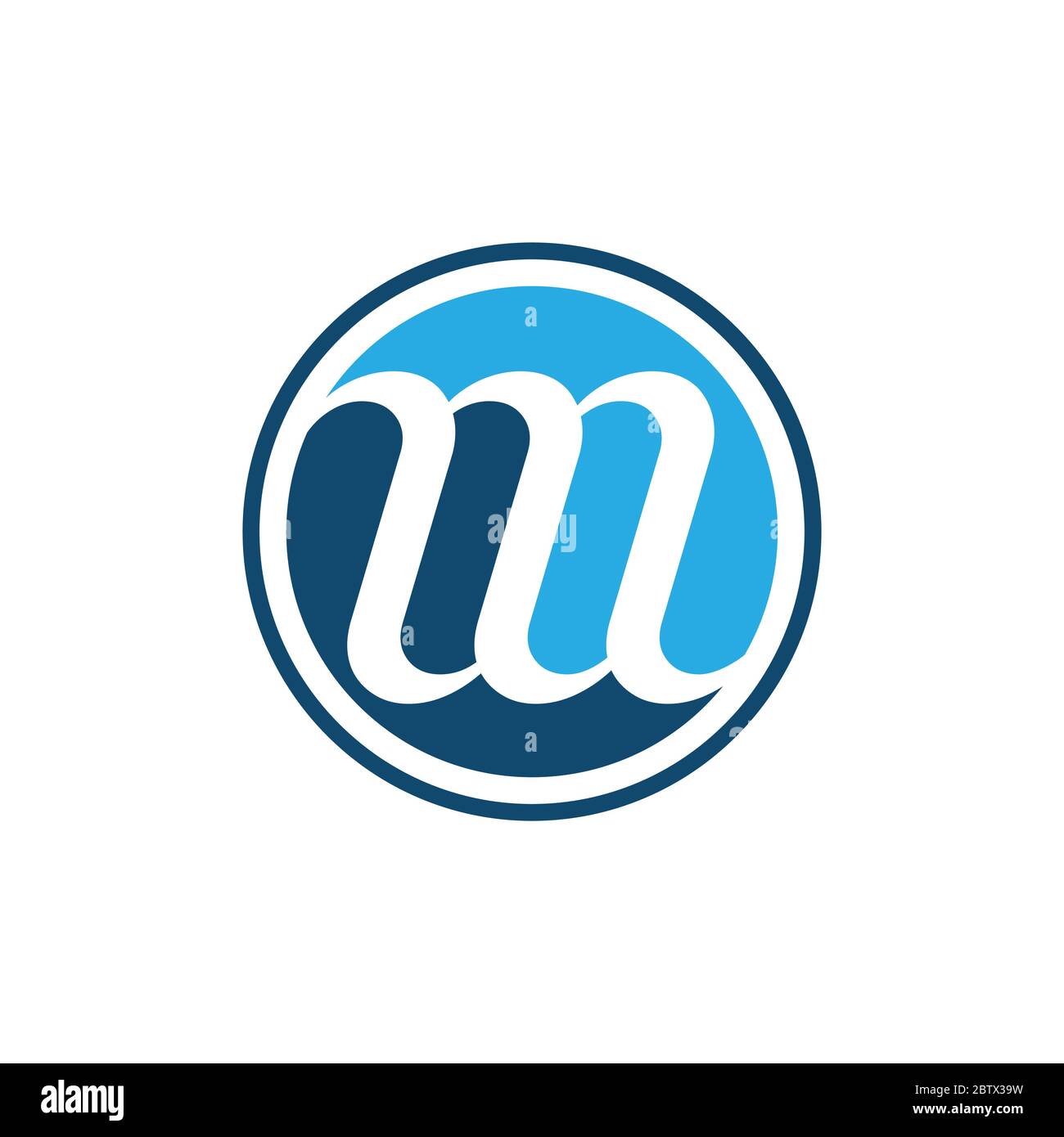 M Letter Idee Vektor-Logo und Anwendung Symbol Vorlage Stock Vektor