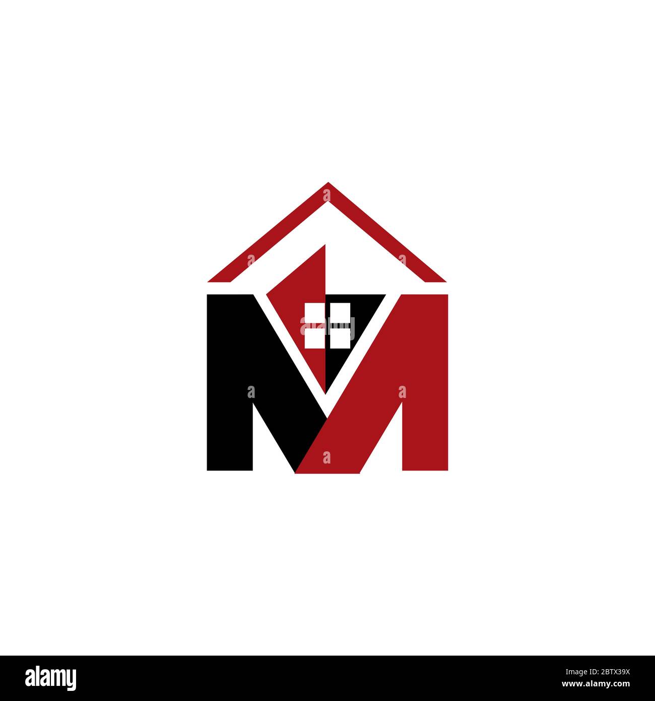 M Letter Idee Vektor-Logo und Anwendung Symbol Vorlage Stock Vektor
