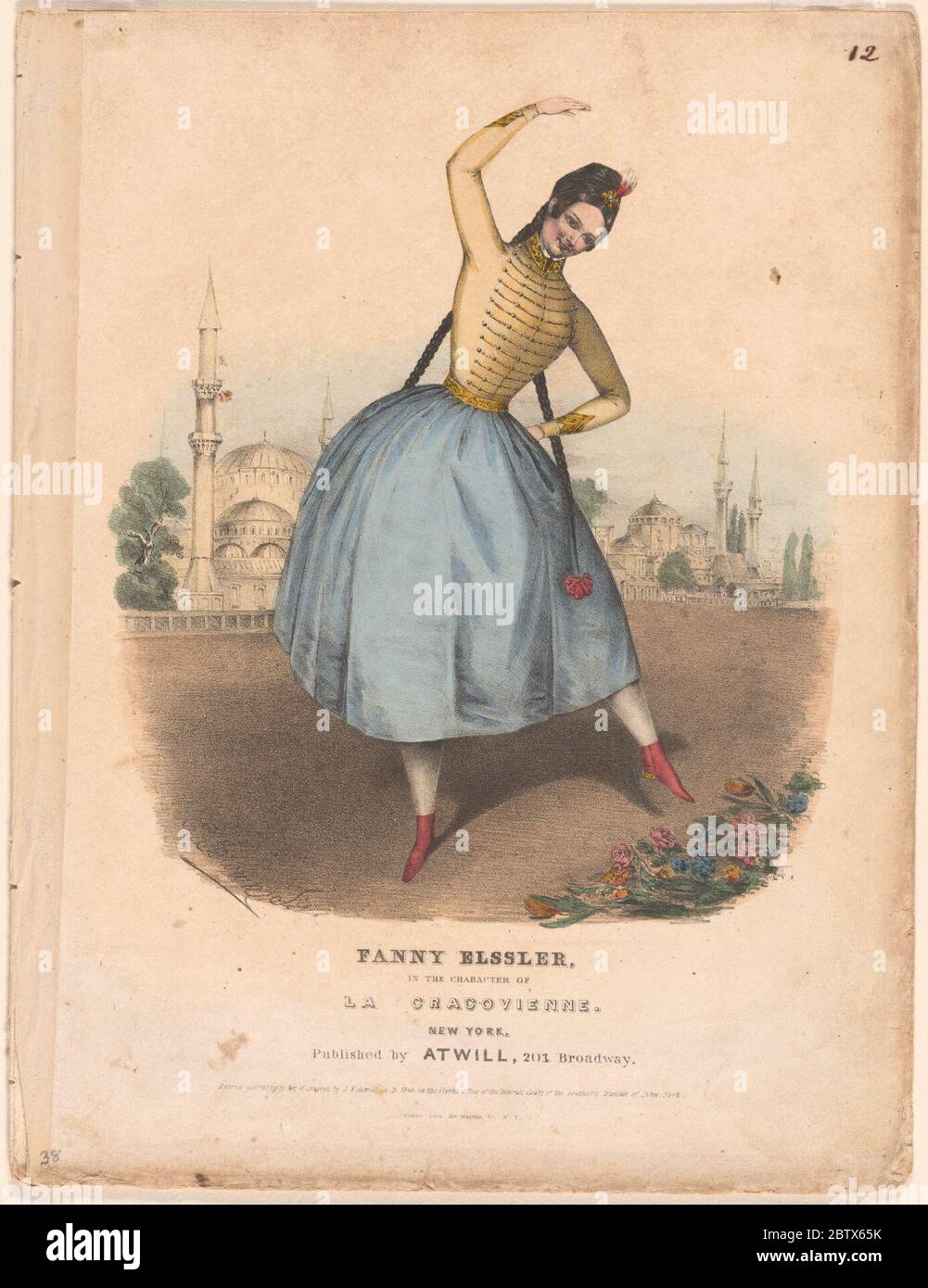 Fanny Elssler. Stockfoto