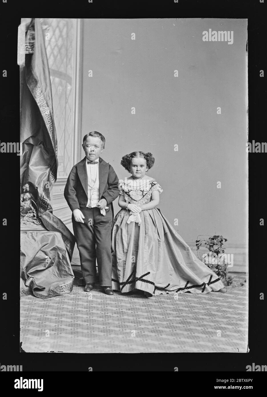 G W M Nutt und Minnie Warren. Stockfoto