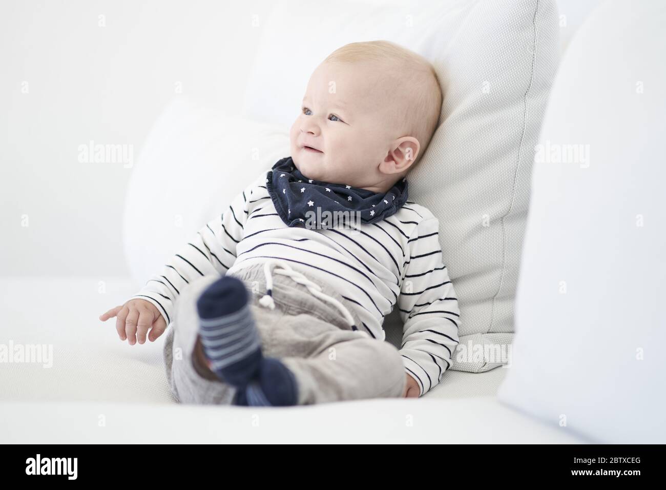 Marktoberdorf, Deutschland, 27. Mai 2020 Fotoshooting Baby LUCA © Peter Schatz / Alamy Stock Photos MR=Ja, Modell veröffentlicht Stockfoto