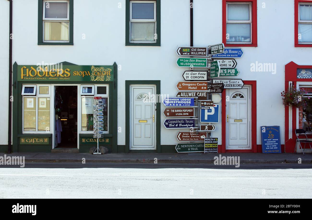 Bally Vaughn, County Clare, Irland Stockfoto