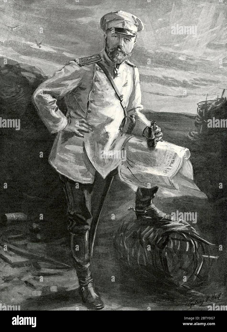 ALEXEI KUROPAKIN (1848-1925) Oberer Offizier der kaiserlichen russischen Armee Stockfoto