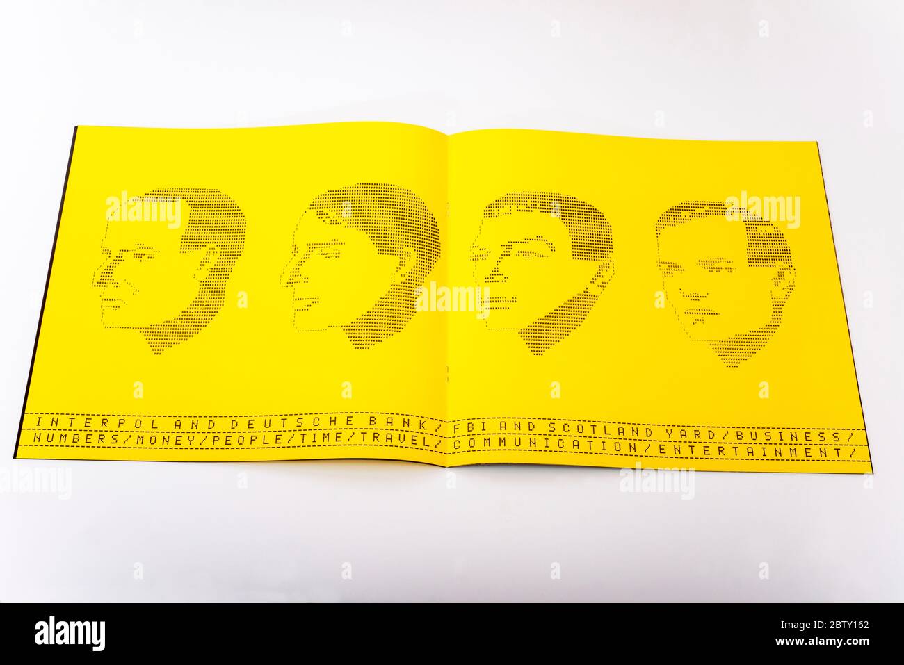 Kraftwerk Computer World Album Promotion Booklet Stockfoto