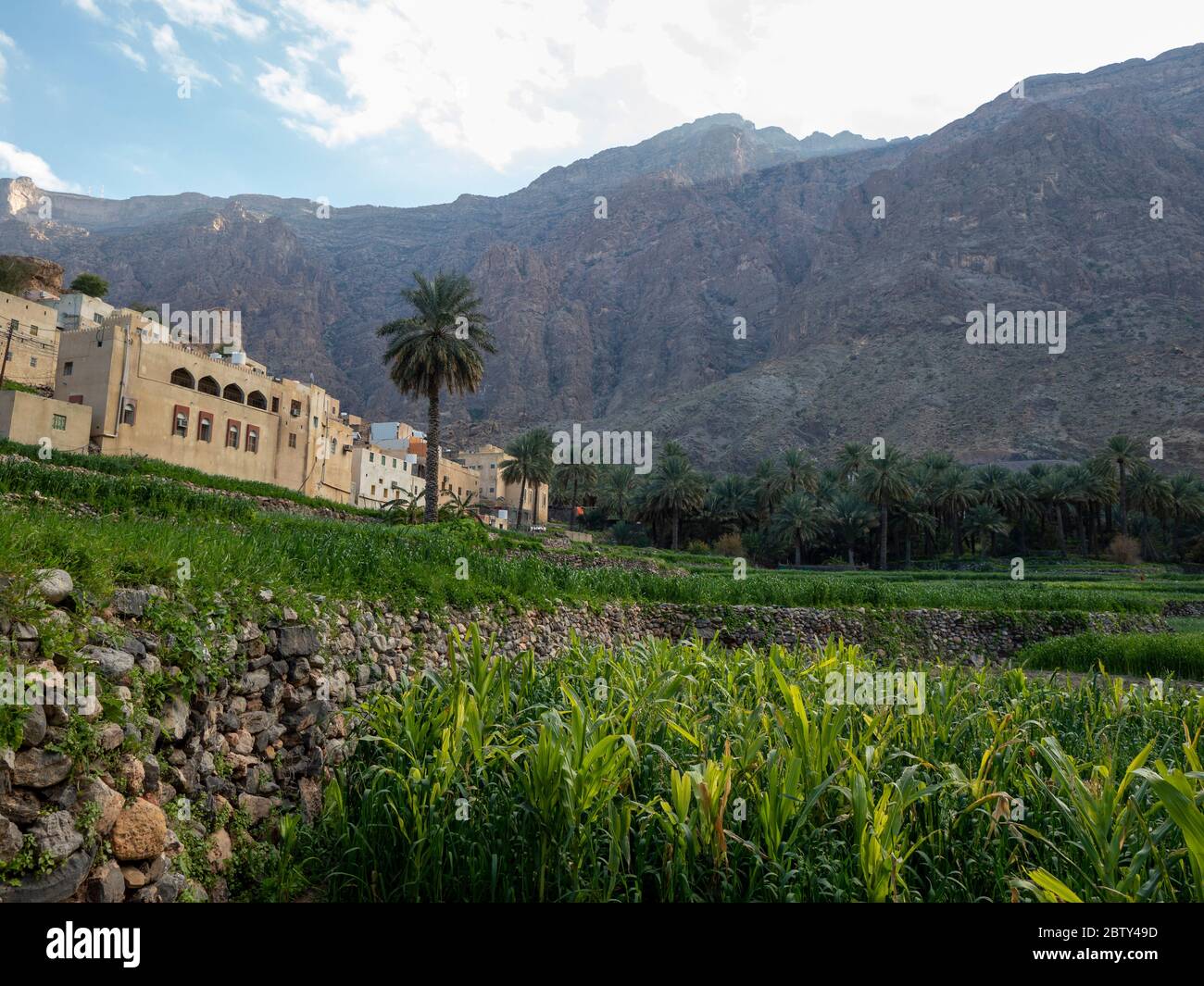 Bilad Sayt, ein Bergdorf im Al Hajar Gebirge, Sultanat von Oman, Naher Osten Stockfoto